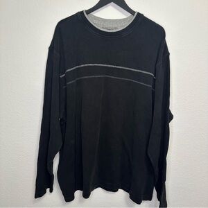 Faded Glory Black Long Sleeve Shirt 3XL — Comfortable Fit